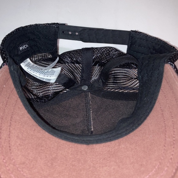 RVCA Hat Mauve Mesh Back - Picture 4 of 5